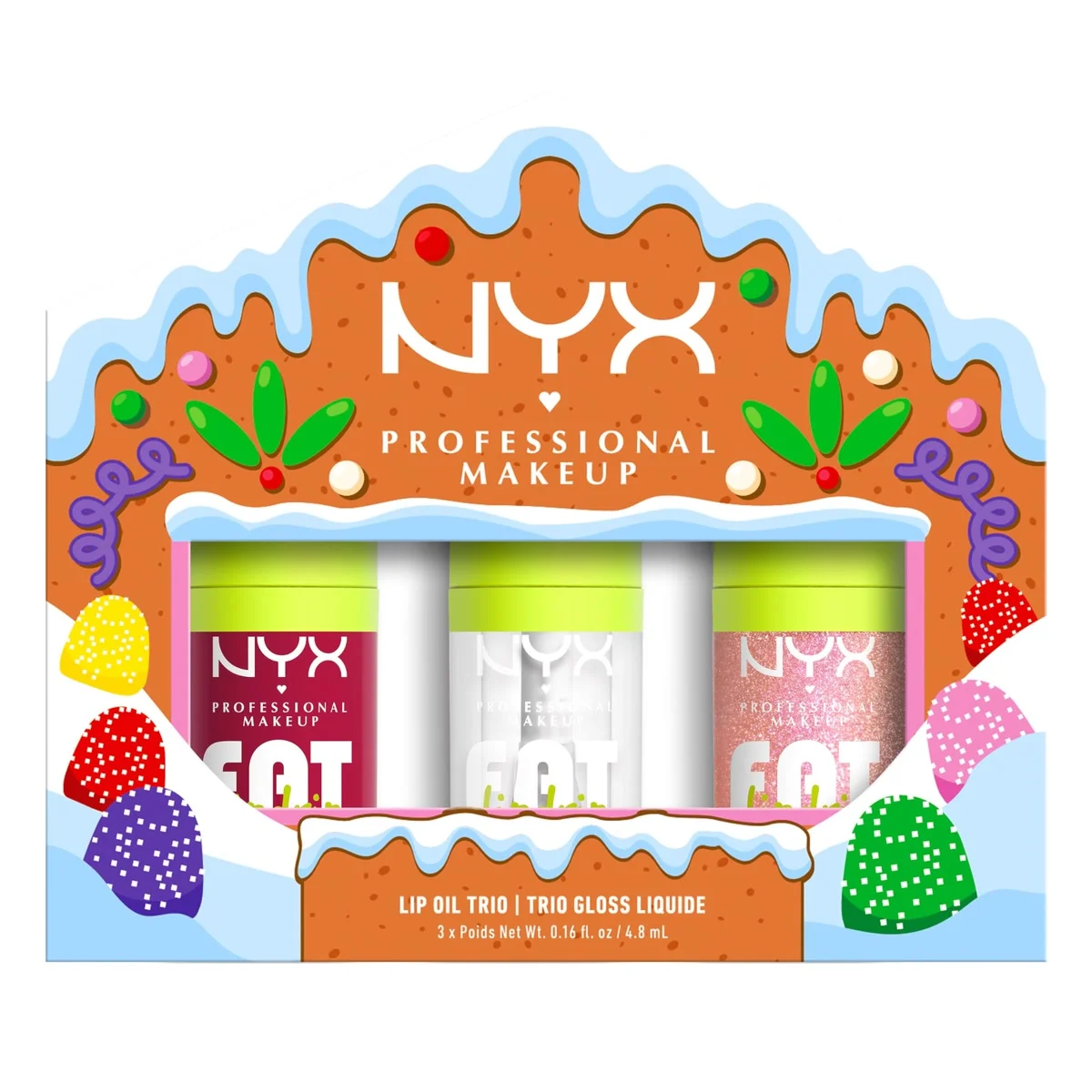 NYX Professional Makeup Coffret Trio Fat Oil Lip Drip