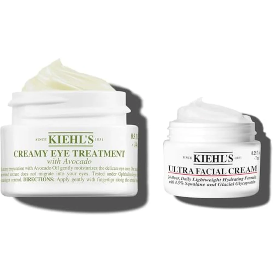 Kiehl’s Duo crème contour des yeux à l’avocat et Ultra Facial Cream