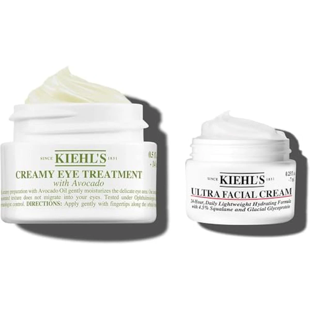 Kiehl’s Duo crème contour des yeux à l’avocat et Ultra Facial Cream