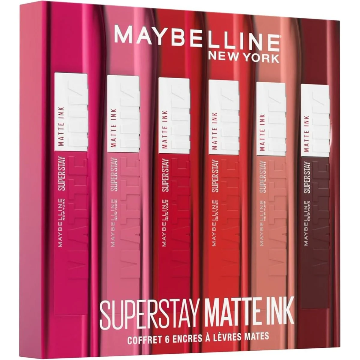 Maybelline Coffret Superstay Matte Ink 6 teintes