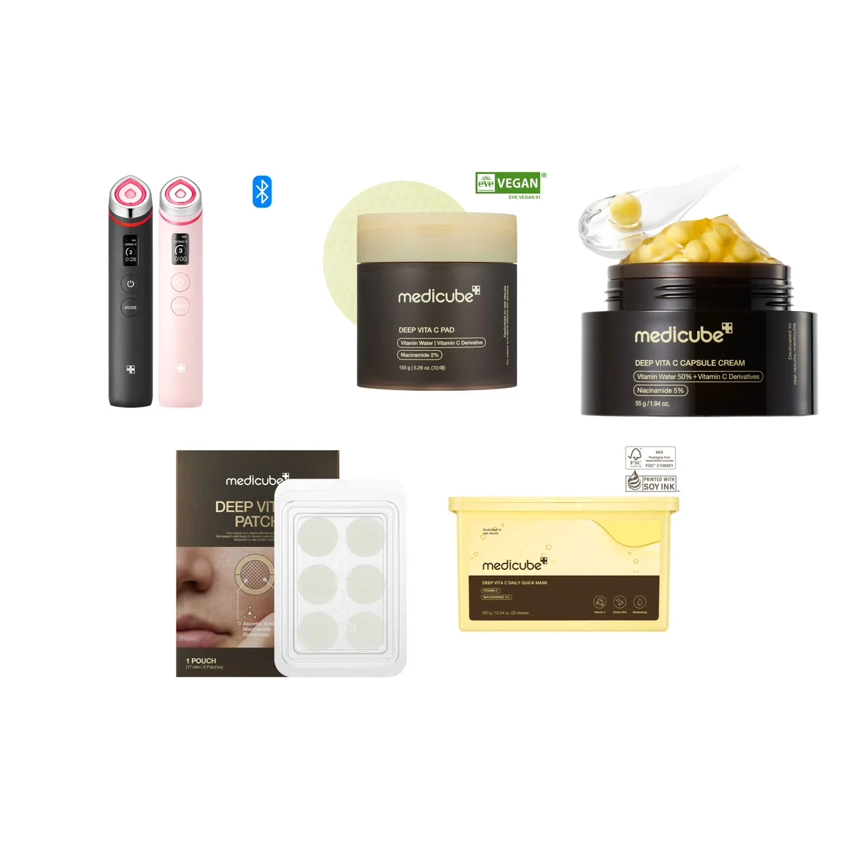 Medicube Coffret AGE-R Spotless Radiance : tout ce qu’il y a dans le coffret
