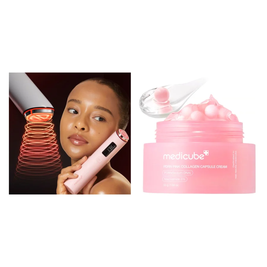 Medicube Coffret Booster Pro X2 rose et Crème capsule PDRN : tout ce qu’il y a dans le coffret