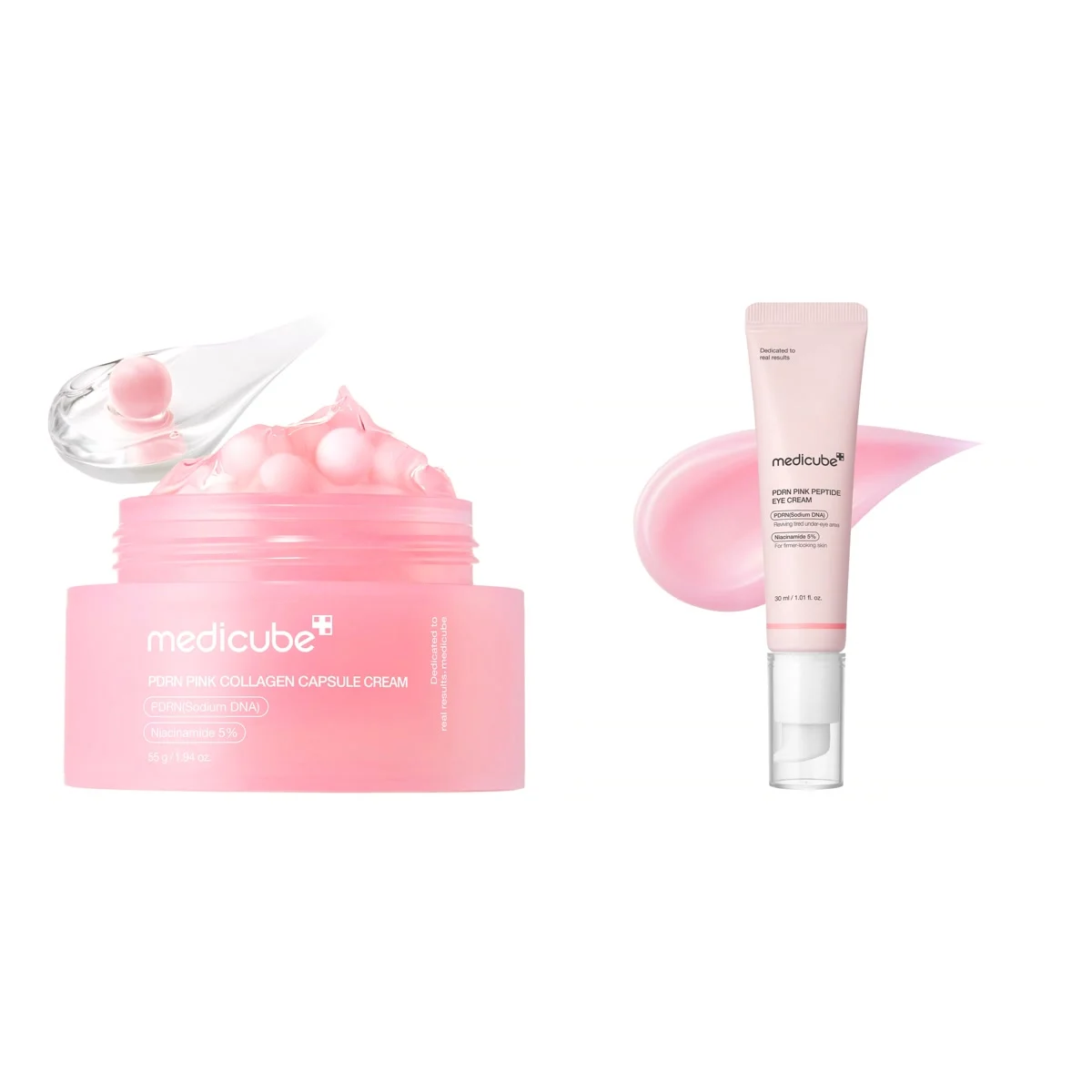 Medicube Duo PDRN Crème capsule au collagène et Contour des yeux : tout ce qu’il y a dans le coffret