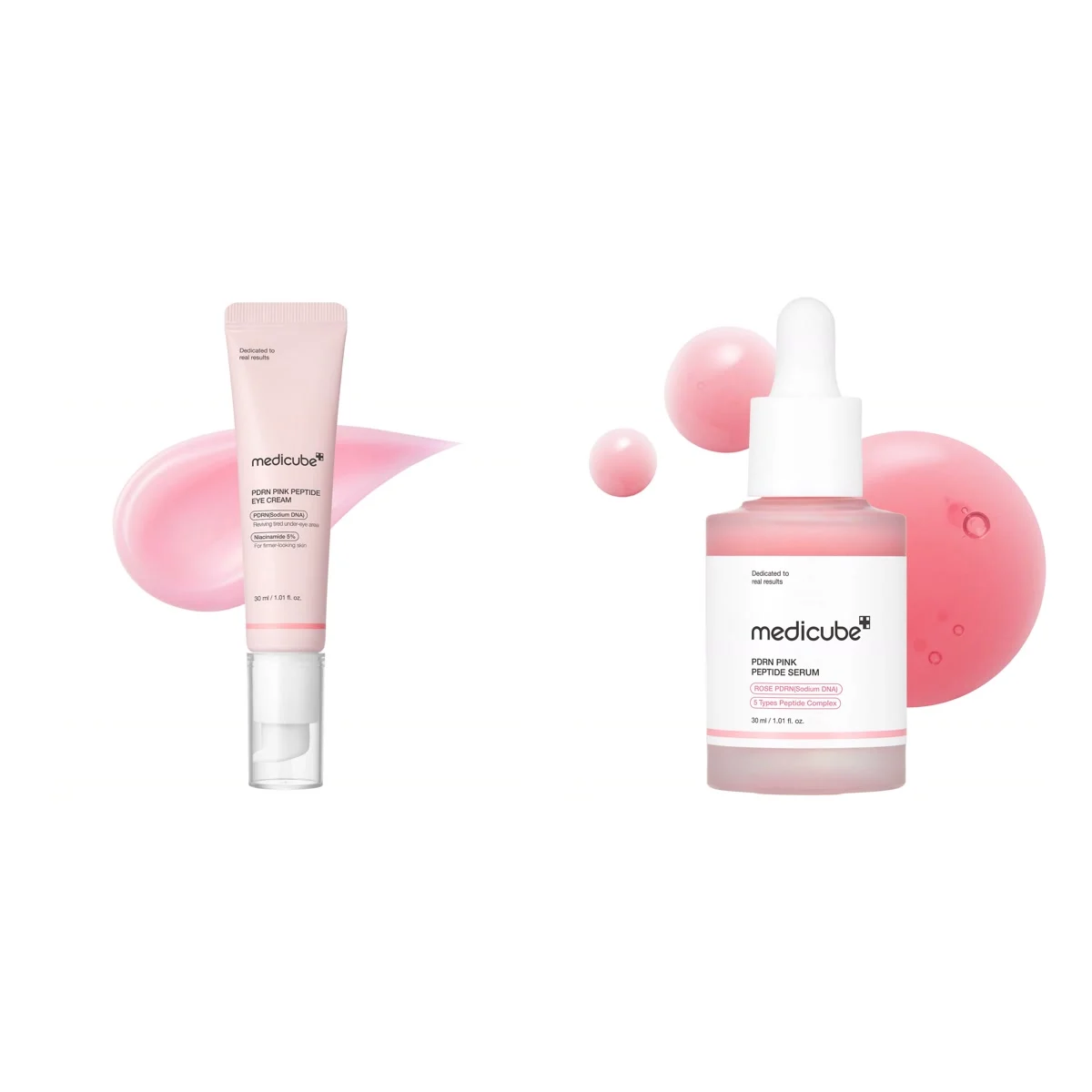 Medicube Duo sérum rose et crème contour des yeux au PDRN : tout ce qu’il y a dans le coffret