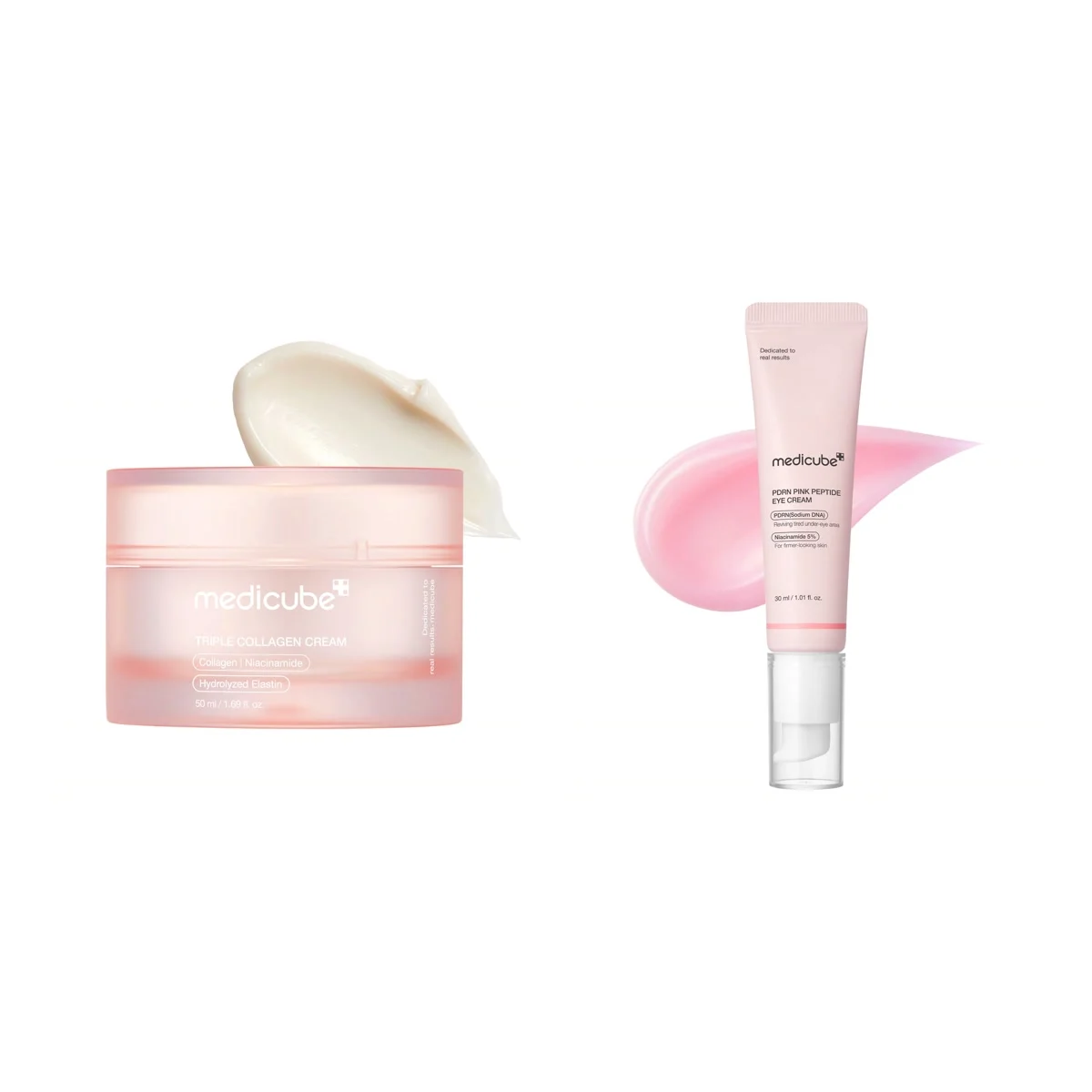 Medicube Duo crème au triple collagène et contour des yeux au PDRN : tout ce qu’il y a dans le coffret