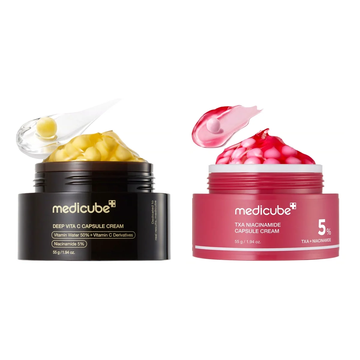 Medicube Duo crèmes capsules Gold & Red : tout ce qu’il y a dans le coffret
