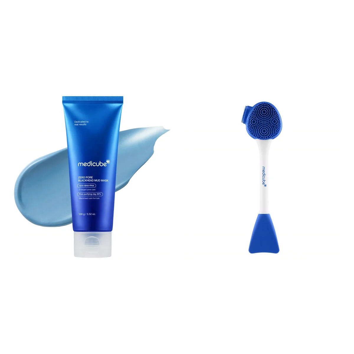 Medicube Duo Masque à l’argile Zero Pore et Brosse points noirs : tout ce qu’il y a dans le coffret