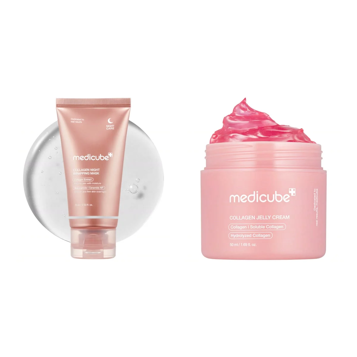 Medicube Duo Masque de nuit et Crème-gelée au collagène : tout ce qu’il y a dans le coffret