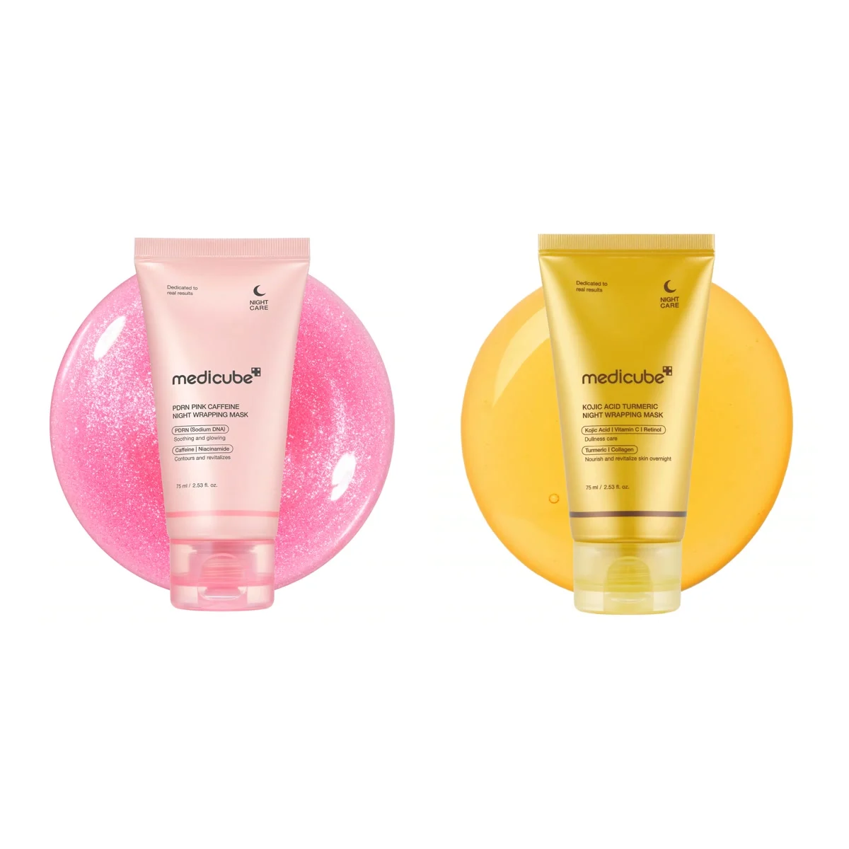 Medicube Duo masques de nuit PDRN et acide kojique : tout ce qu’il y a dans le coffret