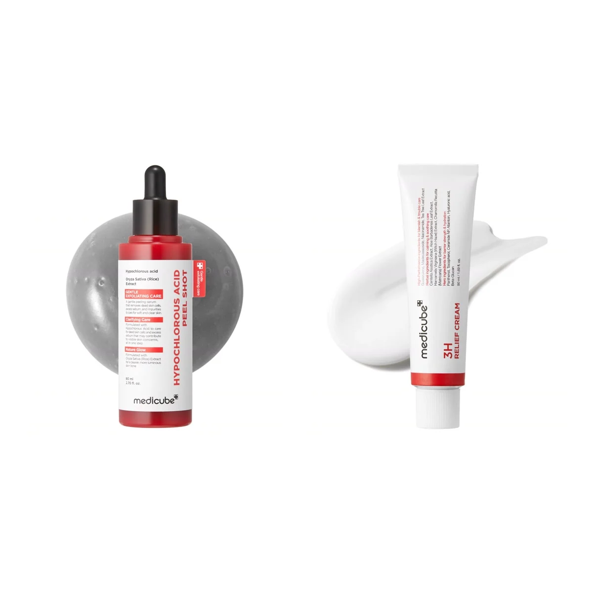 Medicube Duo Peel Shot au riz et crème apaisante 3H : tout ce qu’il y a dans le coffret