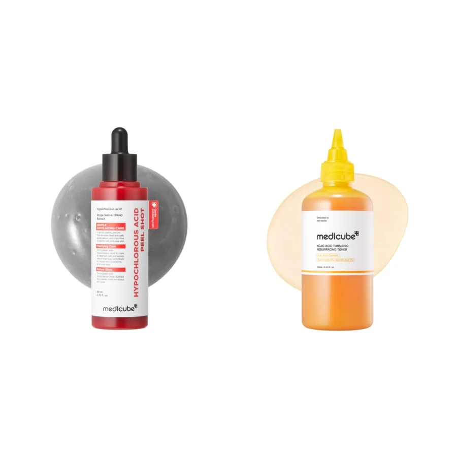 Medicube Duo Peel Shot au riz et Tonique à l’acide kojique : tout ce qu’il y a dans le coffret