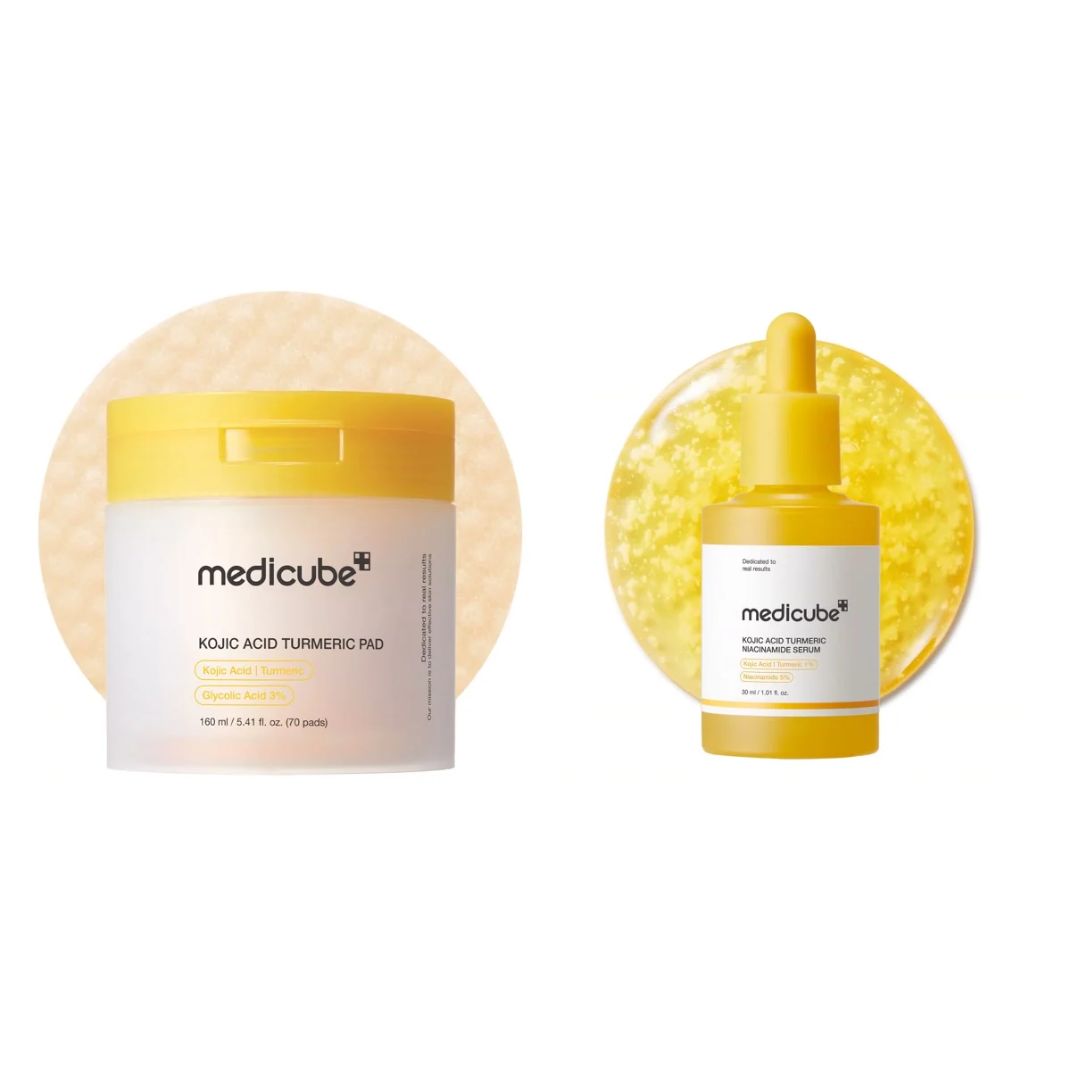 Medicube Duo disques et sérum capsule à l’acide kojique : tout ce qu’il y a dans le coffret