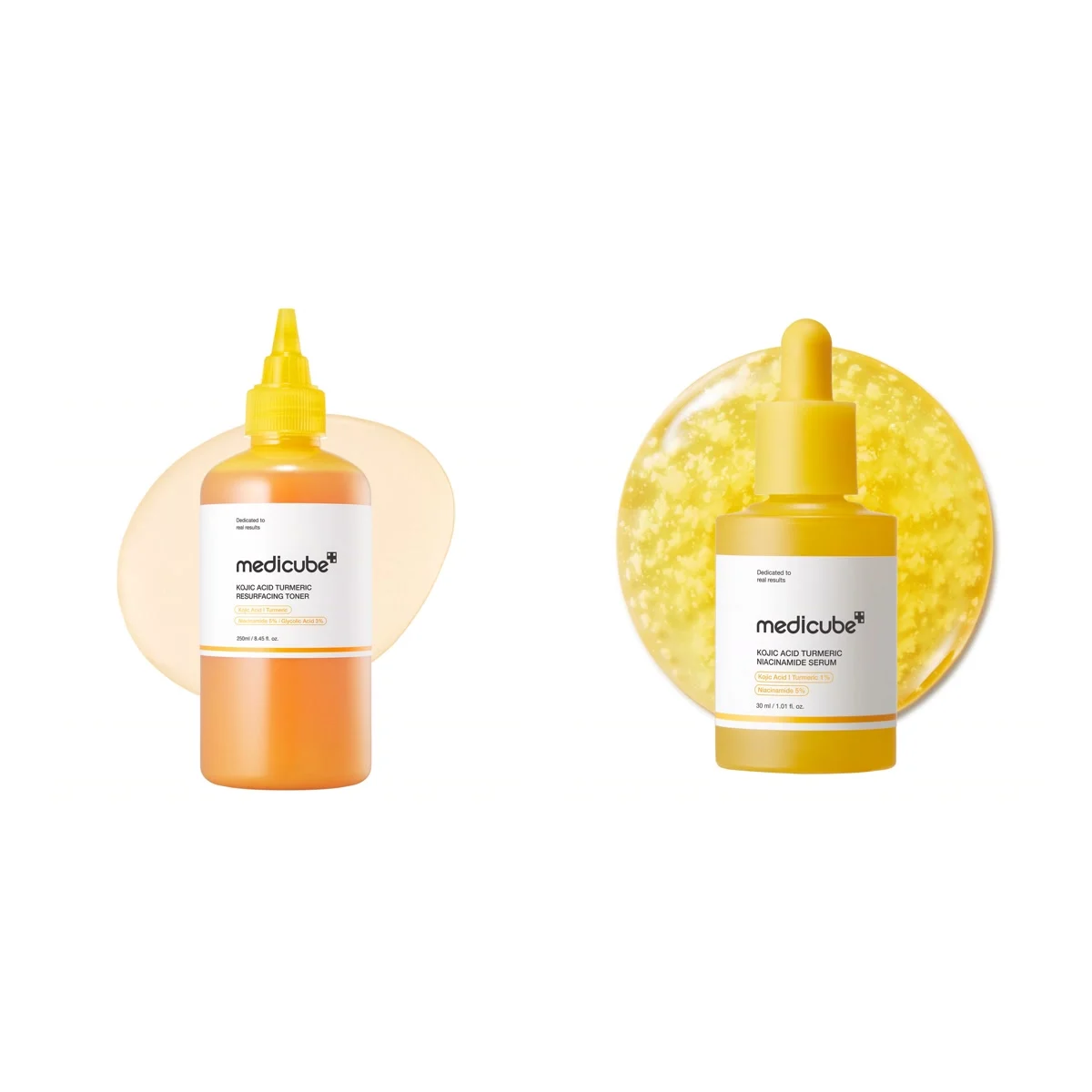 Medicube Duo tonique et sérum à l’acide kojique et au curcuma : tout ce qu’il y a dans le coffret