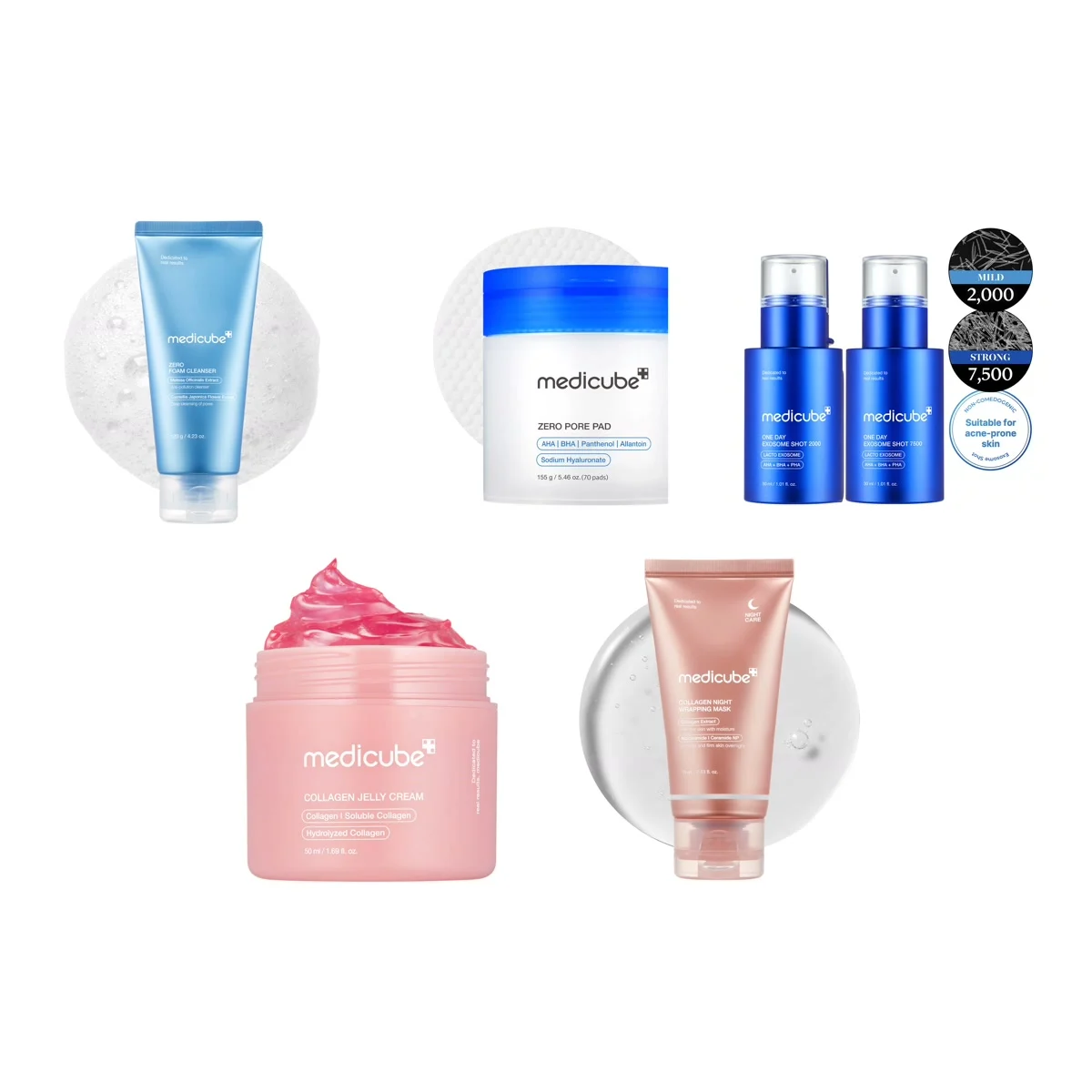 Medicube Coffret routine Glass Glow : tout ce qu’il y a dans le coffret