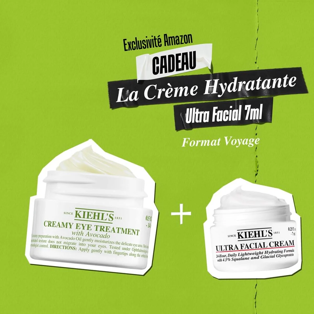 Kiehl’s Duo crème contour des yeux à l’avocat et Ultra Facial Cream : photo 2