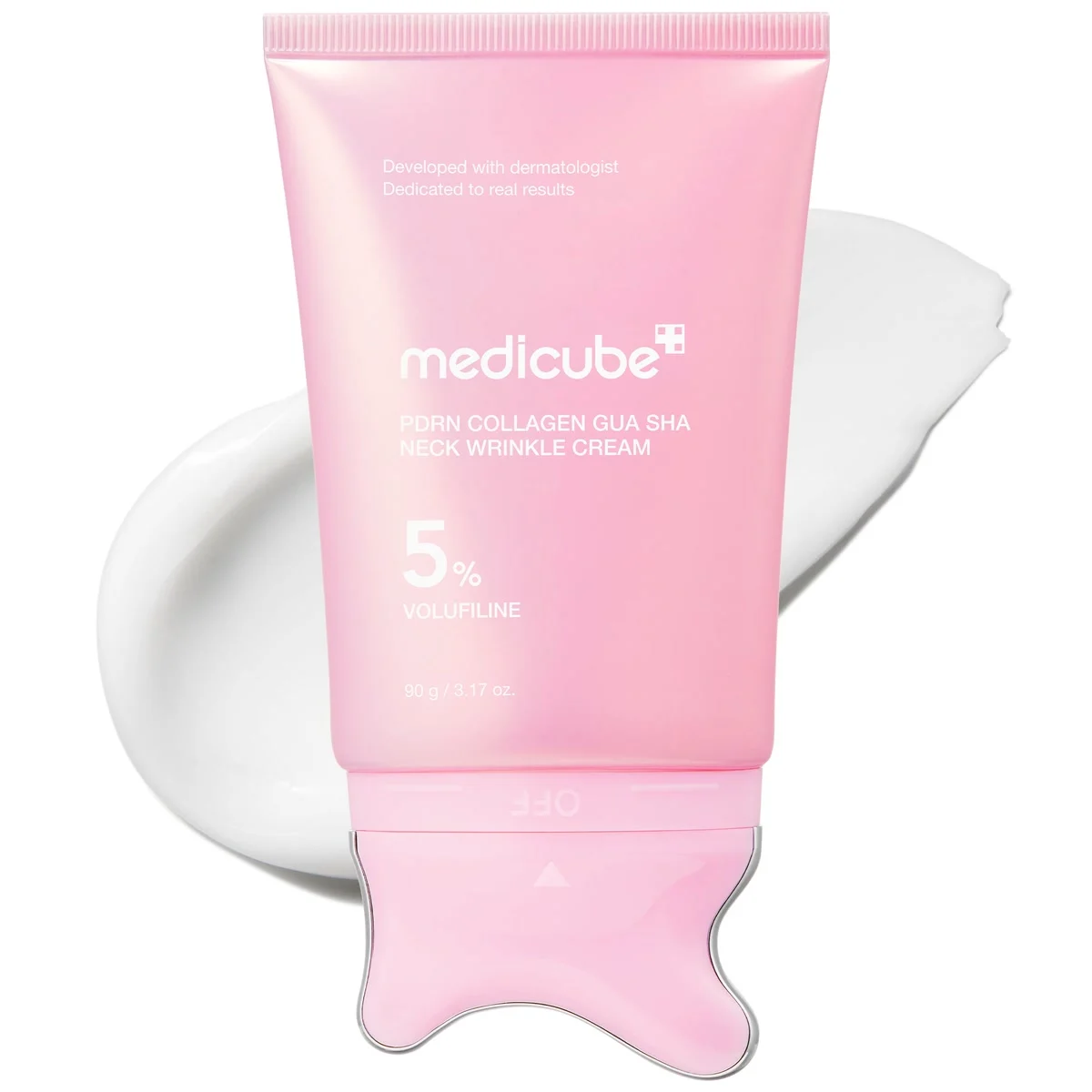 Crème anti-rides pour le cou au gua sha au collagène PDRN