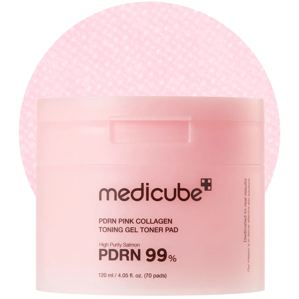 Disques tonifiants en gel PDRN rose