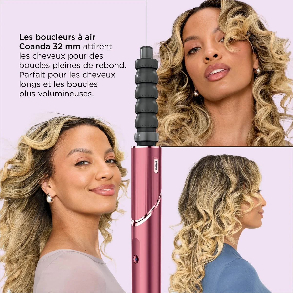 Les boucleurs de 32 mm du Shark FlexStyle