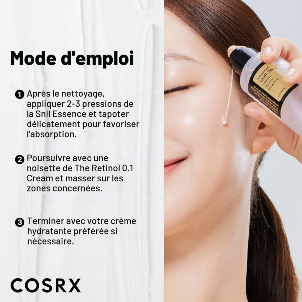 COSRX Coffret 2 essences Snail 96 et mini Retinol 0.1 : photo 5