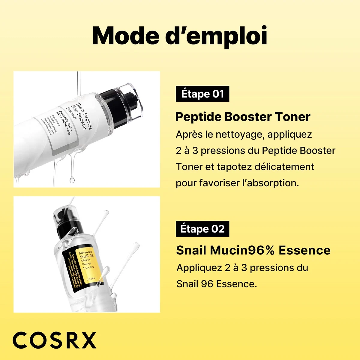 COSRX Coffret Snail 96 Mucin et 6 Peptide Booster : photo 5
