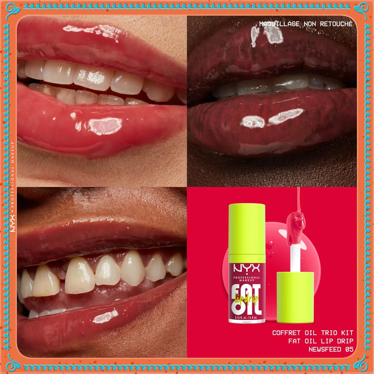 NYX Professional Makeup Coffret Trio Fat Oil Lip Drip : photo 6
