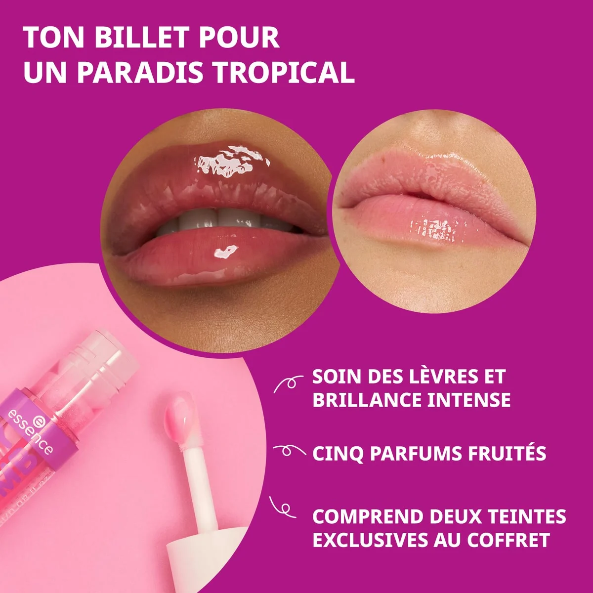 essence Coffret JUICY BOMB Pout of Paradise : photo 6